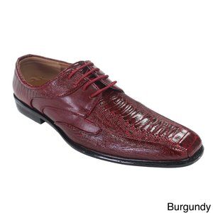 Parrazo Faux Leather Round-toe Lace-up Dress Shoes